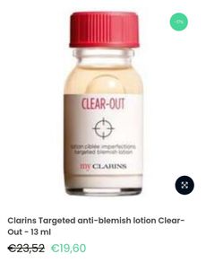 My Clarins Clear Out  Targeted Blemish Lotion