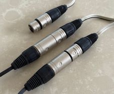 Neutrik Cable XLR Connector, Straight, 50V, 4 Way, Silver over Nickel Plating