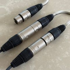 Neutrik Cable XLR Connector, Straight, 50V, 4 Way, Silver over Nickel Plating