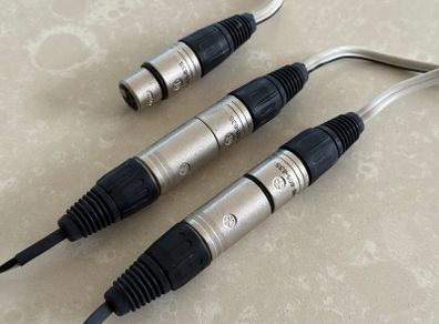 Neutrik Cable XLR Connector, Straight, 50V, 4 Way, Silver over Nickel Plating