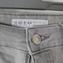 Grey High Waisted Skinny Jeans Size 12 Image 3