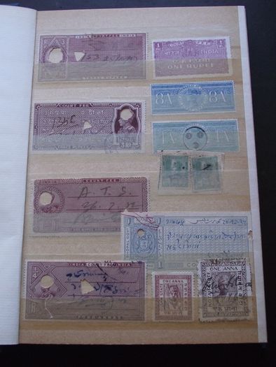 A nice collection of Stamps from India, presented in the album #7