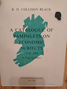 A Catalogue of Pamphlets on Economic Subjects