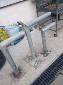 Satellite dish brackets