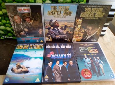 Frank Sinatra Dvd Collection Bundle Guys And Dolls Oceans Eleven Etc.