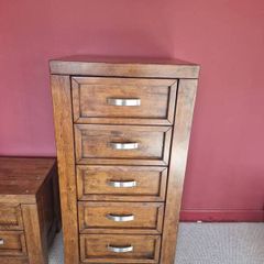 5 Drawer Hardwood Tallboy