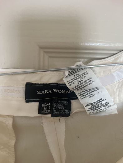 Zara cream trousers