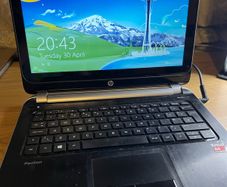 HP Pavilion Notebook Laptop AMD A4 Touchscreen - Reset and Working - No Charger