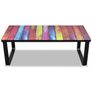 Coffee Table Rainbow print on top with black frame Image 6