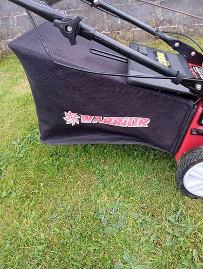 warrior petrol lawnmower