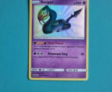 Seviper Pokemon Card from Hidden Fates Shiny Vault (SV15/SV94)