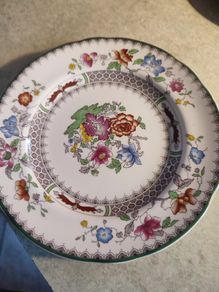 Spode England Hanging  Small Side Plate 2/9253 L Chinese Rose From A Spode Design C.1815
