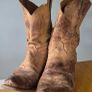 Full Leather Western Boots Image 2