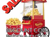 Popcorn Maker 1200W, Home Hot Air Popcorn Machine, Healthy &amp; Fat-Free, Easy to Clean &amp; Use, Best Theater Popcorn Popper for Movie Night,Parties, Kids Birthday Party Favorites, Red (FREE SHIPPING)
