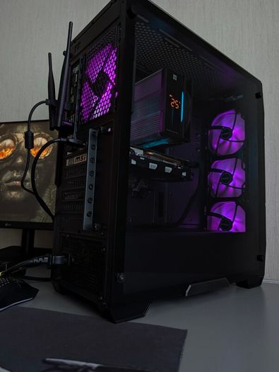 Full Setup Intel Core 10th Gaming PC | LG 24" FHD Monitor | 16GB | M.2 | MSI MAG | Digital Cooler | WiFi | Antec