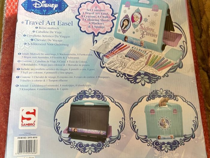 Disney Frozen Travel Art Easel New