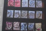A huge collection of Edward VII stamps with nice post office's cancels in the album