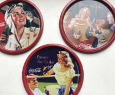 Coca Cola Metal Coasters