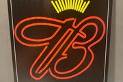 Budweiser Neon style Tin Metal Sign