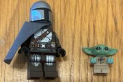 Mandalorian and Grogu Lego Minifigure