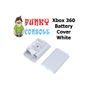 Xbox 360 Battery Pack Cover for the Wireless Controller Shell Holder White Image 3