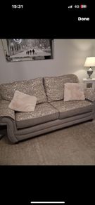 sofa and two arm chairs