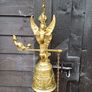 1950s Heavy Brass Monastery Bell Image 4