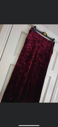 velvet trousers