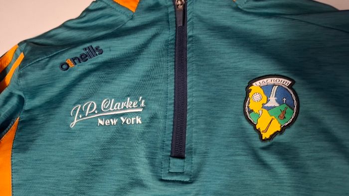 Leitrim GAA O'Neills Gaelic Football Half Zip Jersey (Youths 10-11 Years) FREE POST