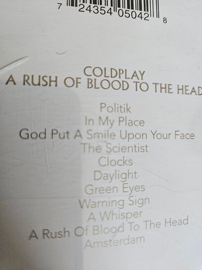 Coldplay - A Rush Of Blood To The  Head.