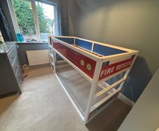 Fireman themed Bed.