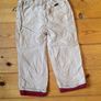 Age 3-4 Cream Lined Trousers Image 2
