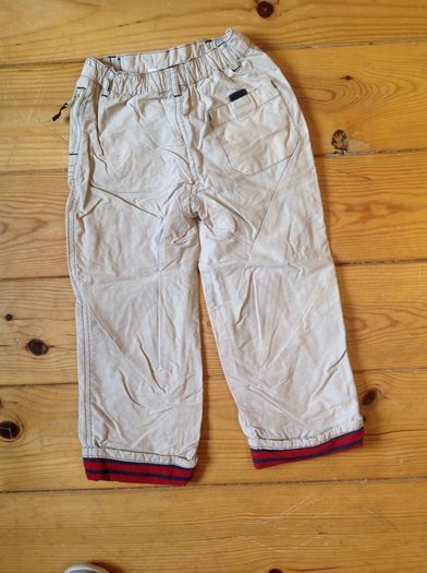 Age 3-4 Cream Lined Trousers