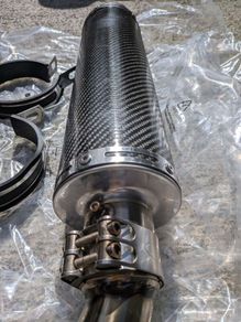 Ducati Monster 696 2008 - 2014 Slip-on carbon Delkevic exhaust