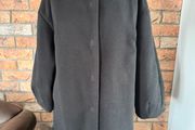 Coast Black Coat with Balloon sleeves