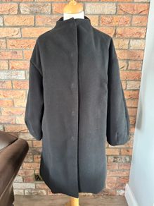 Coast Black Coat with Balloon sleeves