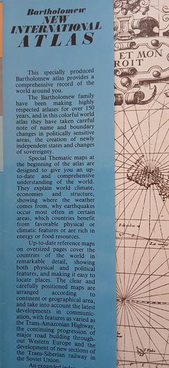 Bartholomew New International Atlas