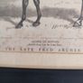 Old Framed Print Of The Late Fred Archer On Minting By John Beer. Image 4