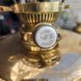 Fantastic victorian brass oil lamp . extends to 2m. Image 4