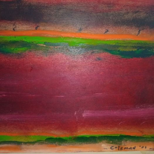 "Summer Sunrise,,Clifden,Co.Galway".Oil on Board Painting.Signed.and Titled verso.