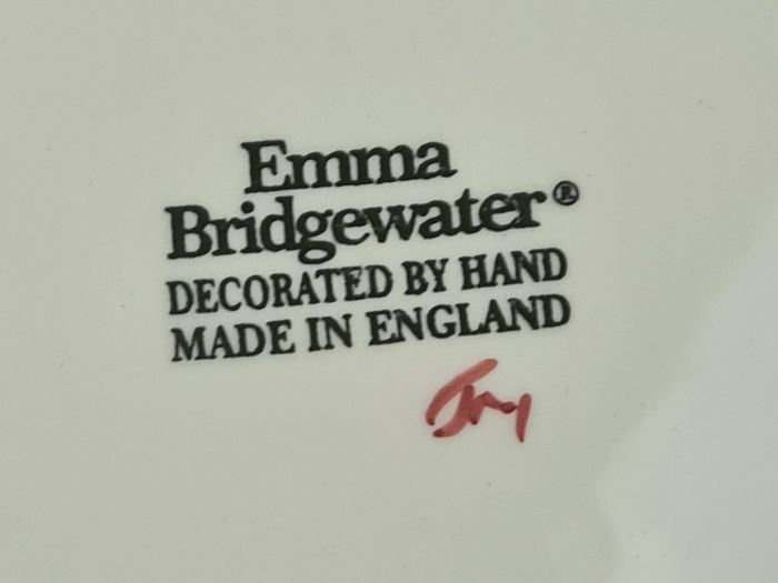 Vintage 2003 Emma Bridgewater 8.5" Plate 21.5cm Polka Dot Pattern