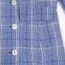 Mango Blue White Checked Plaid Double Breasted Blazer Coat Overcoat Size S Image 4
