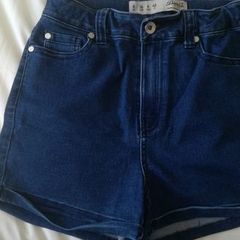 Denim shorts size UK 8
