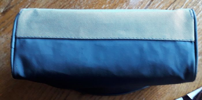 washbag - dark blue + grey pattern