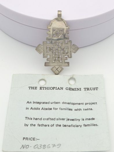 925 Silver Vintage Ethiopian Handmade Pendant