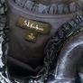 S L fashions navy ruffled designer dress Image 5