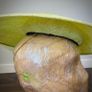 Lime green wide brim hat Image 4