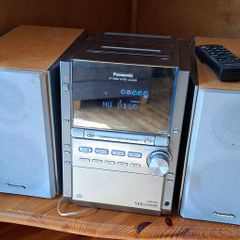 panasonic stereo 4cd player & tape deck