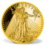 24K Gold Layered Giant (110 grams) Commemorative Replica 2012 of Gold Double Eagle 1933 Image 3