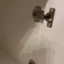 White IKEA Kallax Insert with Door & Knob Image 2
